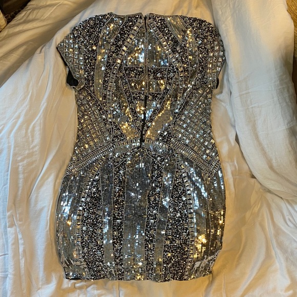 NEVER WORN Parker Black Cocktail Dress - Picture 2 of 4